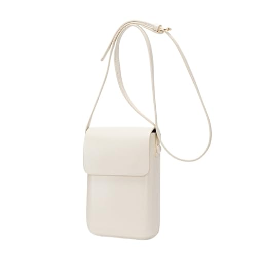 JINBIXIANGDJKS Handytasche Mode Einfache Retro Einfarbige Geldbörse(Creamy-White) von JINBIXIANGDJKS