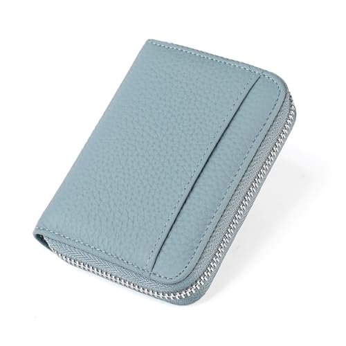 JINBIXIANGDJKS Kartenhalter, Diebstahlschutz, Modische Geldbörse, Kartenhalter, Ultradünne Multifunktions-Geldbörse(Lightblue) von JINBIXIANGDJKS