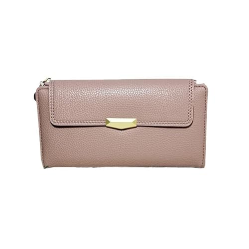 JINBIXIANGDJKS Mode Einfache Brieftasche Falten DREI Faltbare Multi-Card-Slot Brieftasche(Pink) von JINBIXIANGDJKS