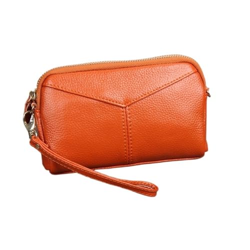 JINBIXIANGDJKS Mode Einfache Clutch Handgelenktasche Lange Brieftasche Geldbörse(Earthyyellow) von JINBIXIANGDJKS