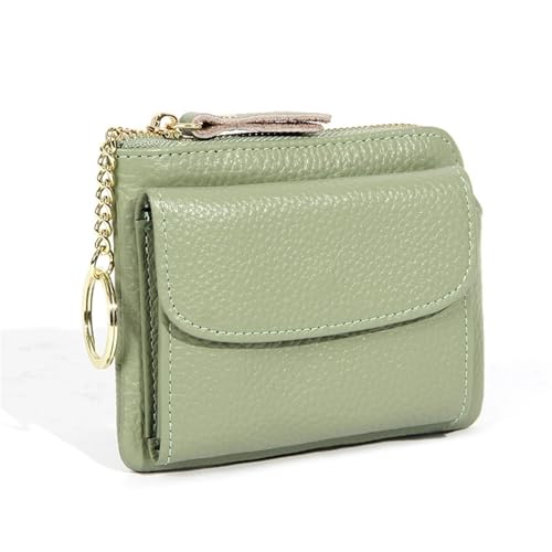 JINBIXIANGDJKS Mode Multifunktionale Karte Tasche Kleine Brieftasche Schlüsselanhänger Einfache Geldbörse(Green) von JINBIXIANGDJKS