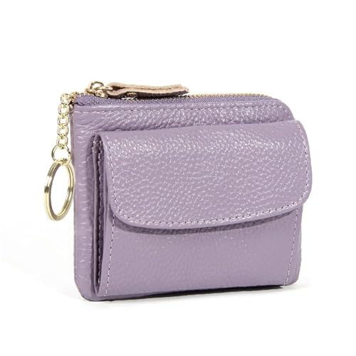 JINBIXIANGDJKS Mode Multifunktionale Karte Tasche Kleine Brieftasche Schlüsselanhänger Einfache Geldbörse(Rpurple) von JINBIXIANGDJKS