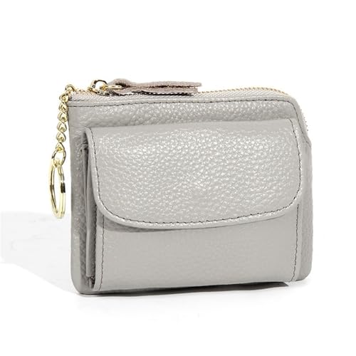 JINBIXIANGDJKS Mode Multifunktionale Karte Tasche Kleine Brieftasche Schlüsselanhänger Einfache Geldbörse(Taupe) von JINBIXIANGDJKS