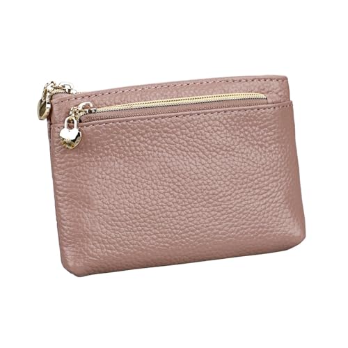 JINBIXIANGDJKS Modische Geldbörse, einfache Brieftasche, multifunktionale kleine Clutch(Beanpowder) von JINBIXIANGDJKS