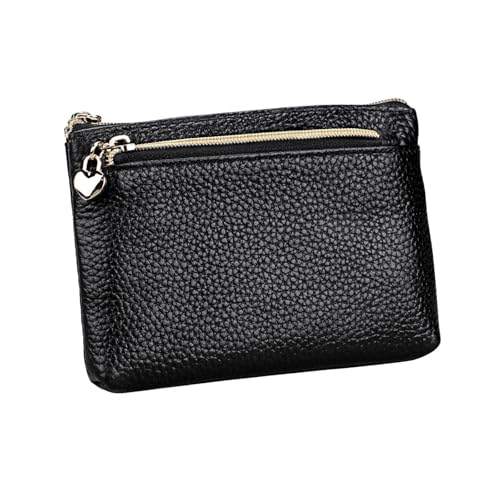 JINBIXIANGDJKS Modische Geldbörse, einfache Brieftasche, multifunktionale kleine Clutch(Black) von JINBIXIANGDJKS