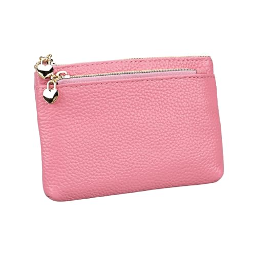 JINBIXIANGDJKS Modische Geldbörse, einfache Brieftasche, multifunktionale kleine Clutch(Pink) von JINBIXIANGDJKS