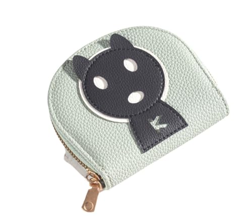 JINBIXIANGDJKS Modisches, Schlichtes Und Süßes Münzportemonnaie Mit Mehreren Kartenfächern(LightGreen) von JINBIXIANGDJKS