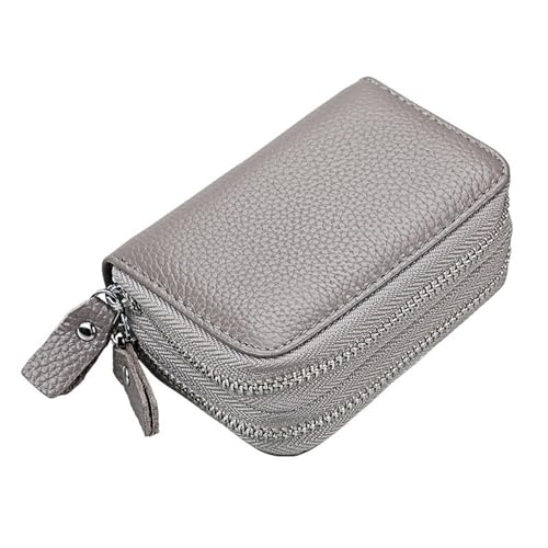 JINBIXIANGDJKS Retro-Geldbörse, Antimagnetischer Kartenhalter, Akkordeon-Kartenhalter, Große Version, Münzkartenhalter, Mehrere Farben Optional(Elephantgray) von JINBIXIANGDJKS