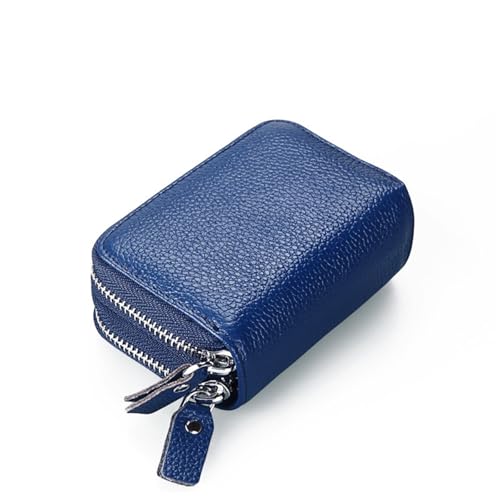 JINBIXIANGDJKS Retro-Geldbörse, Antimagnetischer Kartenhalter, Akkordeon-Kartenhalter, Große Version, Münzkartenhalter, Mehrere Farben Optional(Royalblue) von JINBIXIANGDJKS