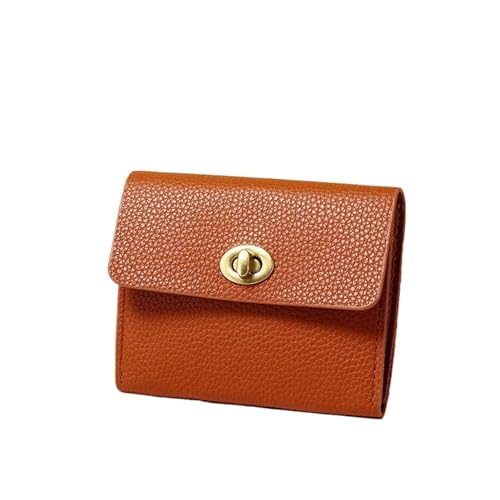 JINBIXIANGDJKS Retro-Geldbörse, Schlicht Und Kompakt, Hochwertige Geldbörse Mit Mehreren Kartenfächern(Lightbrown) von JINBIXIANGDJKS