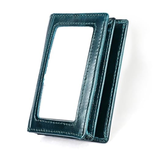 JINBIXIANGDJKS Retro Geldbörse Ausweistasche Visitenkartentasche Diebstahlsicherung Kartenhalter Kartenhalter(Blue) von JINBIXIANGDJKS