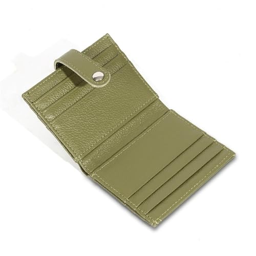 Mode Brieftasche Einfache Multi-Karte Halter Zwei Falten Brieftasche Kurze Geldbörse(Green) von JINBIXIANGDJKS