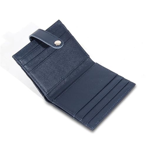 Mode Brieftasche Einfache Multi-Karte Halter Zwei Falten Brieftasche Kurze Geldbörse(SapphireBlue) von JINBIXIANGDJKS