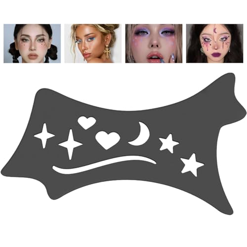 Lidschatten- und Eyeliner-Schablonen-Pad, Silikon-Eyeliner-Werkzeug-Helfer | Weiches Präzisions-Eyeliner-Werkzeug | Präzisions-Augenliner mit abgeschrägtem Design, wiederverwendbare Reinigungstücher f von JINGAN