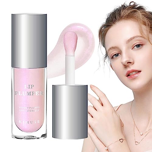 Lip Plumper Gloss,Volumengebender Lipgloss für langanhaltende Wirkung | Pflegender, nicht fettender, fleckiger Lipgloss für das tägliche Make-up von Frauen, erhältlich für Büros, Bars und Jingan von JINGAN