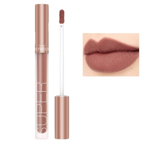 Matte Velvet Lip Glaze - Ganztägiger, nährender Lipgloss Velvet Lip Glaze,Tägliche Schönheitsprodukte für Frauen für Reisen, Treffen, Zuhause, Arbeiten, Dating, Party Jingan von JINGAN