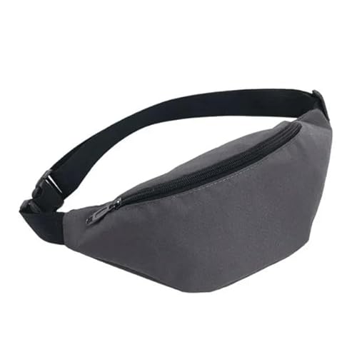 Große Gürteltasche Gürtelbeutel Für Männer Frauen Fanny Tailentasche Pack Rennen Männliche Damen Bum Hip Sport Weste Bag Seite-Dunkelgrau von JINGBDO