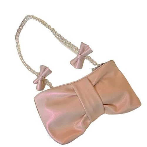 JINGBDO Handtasche Damen Damenkupplungsbeutel Handtaschen Sommer Rosa Weibliche Unterarmtaschen Süße Mädchen -Schulter Des Süßen Mädchens-Pink-2 von JINGBDO