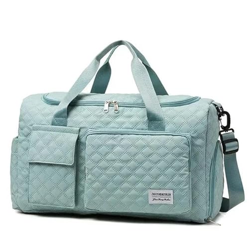 JINGBDO Handtasche Damen Feste Farbe Frauen Reisetaschen Reißverschluss Einfachheit Mehrere Taschen-Green Mountain Daisy von JINGBDO