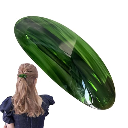 JINGLING Französische Haarspange,Französische Haarspangen - Tragbare Snap-Haarspangen | Haarspange im Vintage-Stil, Haarspange mit starkem Halt, ovale Haarnadeln für Frauen und Mädchen von JINGLING