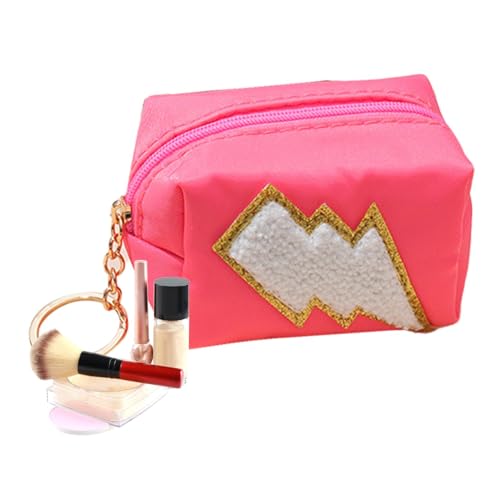 JINGLING Geldbörse für Damen, Geldbörse für Münzen, Geldbörse mit Stickmuster wechseln, Wasserdichter, süßer Mehrzweck-Taschen-Schlüsselanhänger, Münzbeutel, süß für Mädchen, Damen von JINGLING