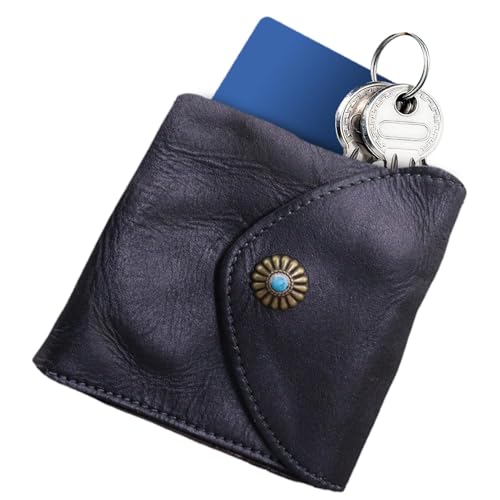 JINGLING Leder-Geldbörse für Herren, dreifach Faltbare Geldbörse für Herren, Münzfach aus PU-Leder mit Fächern und Kartenfächern, Kompakter Kleingeldhalter, tragbare dreifach Faltbare Geldbörse für von JINGLING