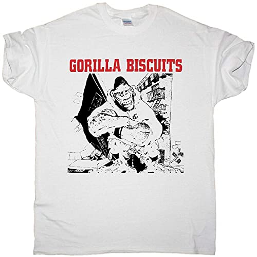 Gorilla Biscuits Gorilla Biscuits Punk Rock Youth of Today White T-Shirt White L Gorilla Biscuits Gorilla Biscuits Punk Rock Youth of Today White T-Shirt White L von JINHU