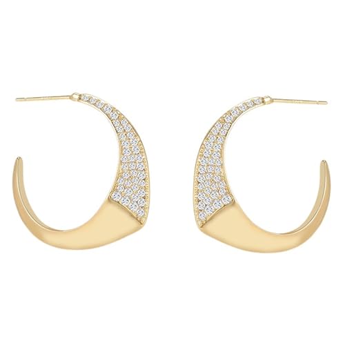 Ins Elegante Zirkon Surround Design Alle-spiel Ohrringe High-end-klassische Ohrringe For Frauen(M) von JINSHENGXINA