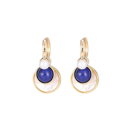 JINSHENGXINA Dunkelblaue Ohrringe In Perlenform for Damen JINSHENGXINA Dunkelblaue Ohrringe In Perlenform for Damen von JINSHENGXINA