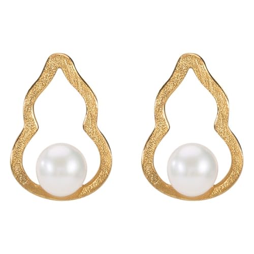 JINSHENGXINA Fulu Ohrringe for Damen, Perlenkürbis-Ohrringe von JINSHENGXINA