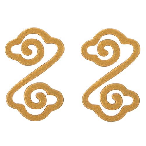 JINSHENGXINA Kleine Ohrringe Mit Glückverheißender Wolke for Damen von JINSHENGXINA