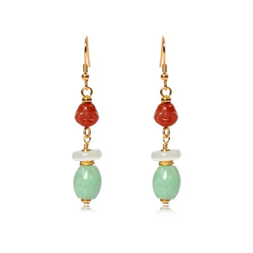 JINSHENGXINA Lange Ohrringe Nanhong for Damen JINSHENGXINA Lange Ohrringe Nanhong for Damen von JINSHENGXINA