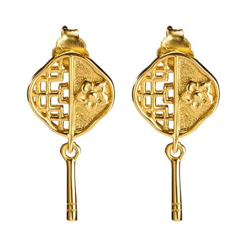 JINSHENGXINA Pflaumenblüten-Ohrringe Mit Fensterscheibe von JINSHENGXINA