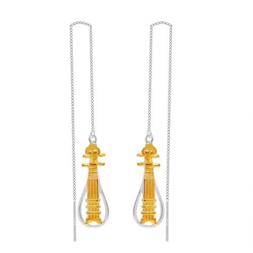 JINSHENGXINA Pipa Ohrringe Antiken Stil Ohrringe Schmuck Ohrringe von JINSHENGXINA