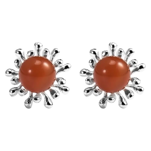 JINSHENGXINA Rote Staubblattohrringe for Damen von JINSHENGXINA