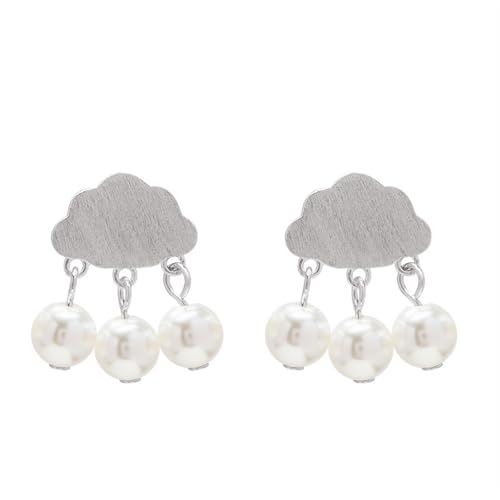 JINSHENGXINA Weiße Wolkenohrringe Im Ethnischen Stil for Frauen, Einfache Ohrring-Accessoires JINSHENGXINA Weiße Wolkenohrringe Im Ethnischen Stil for Frauen, Einfache Ohrring-Accessoires von JINSHENGXINA