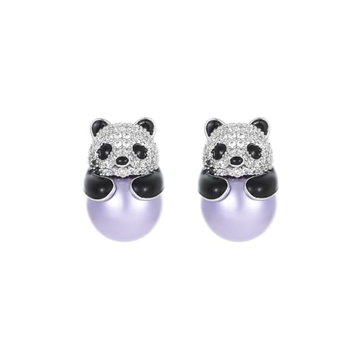 Niedliche Ohrringe Mit Mikro-Intarsien-Zirkon-Panda-Perle, Nischen-High-End-Licht-Luxus-Ohrring-Accessoires For Frauen Niedliche Ohrringe Mit Mikro-Intarsien-Zirkon-Panda-Perle, Nischen-High-End-Licht-Luxus-Ohrring-Accessoires For Frauen von JINSHENGXINA