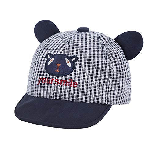 Baby Kinder Baseball Cap Baseballmütze Babymütze Schirmmütze Anti-UV Outdoor Sommer Strandhut Sonnenhut Sonnenschutz Baseball Kappe Verstellbar Schiebermütze für Jungen Mädchen von JINTN