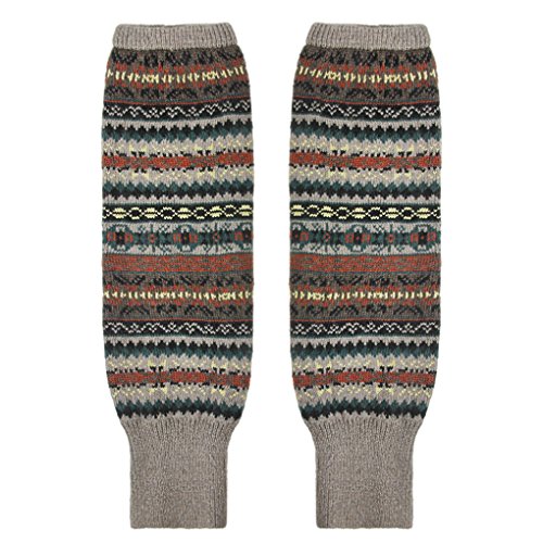 JINTN Herbst Winter Böhmischen Overknee Kniestrümpfe Stricken Stulpen Gestrickte Beinwärmer Stapelsocken Socken Stiefel von JINTN