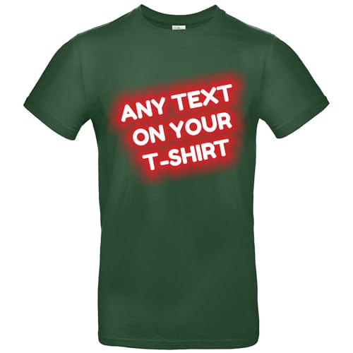 JINTORA Tshirt Bedrucken Lassen - Herren - personalisiert - bootlegreen - XXL - selbst gestalten - mit Wunschtext - Spruch - beidseitig individuell beidseitig Bedruckt JINTORA Tshirt Bedrucken Lassen - Herren - personalisiert - bootlegreen - XXL - selbst gestalten - mit Wunschtext - Spruch - beidseitig individuell beidseitig Bedruckt von JINTORA