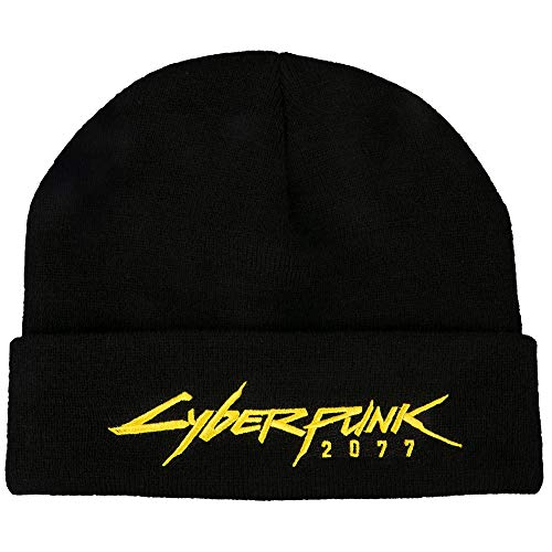 JINX Cyberpunk 2077 Cyberpunk Logo Beanie Black von JINX