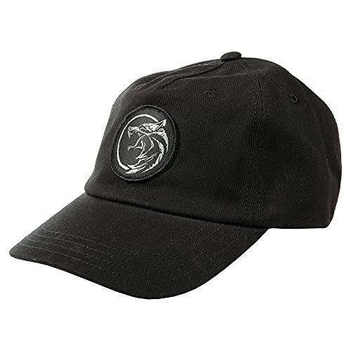 JINX Netflix The Witcher Medallion Patch Baseball Dad Hat Schwarz Erwachsene Größe von JINX