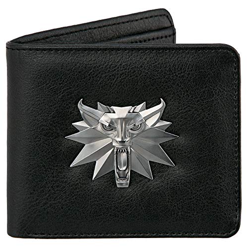 JINX Unisex-Erwachsene The Witcher 3: White Wolf Geldbeutel mit Metall-Logo schwarz, Bedruckt, aus Polyurethan, in Polybeutel Reisezubehör-Brieftasche, Multicolore JINX Unisex-Erwachsene The Witcher 3: White Wolf Geldbeutel mit Metall-Logo schwarz, Bedruckt, aus Polyurethan, in Polybeutel Reisezubehör-Brieftasche, Multicolore von JINX