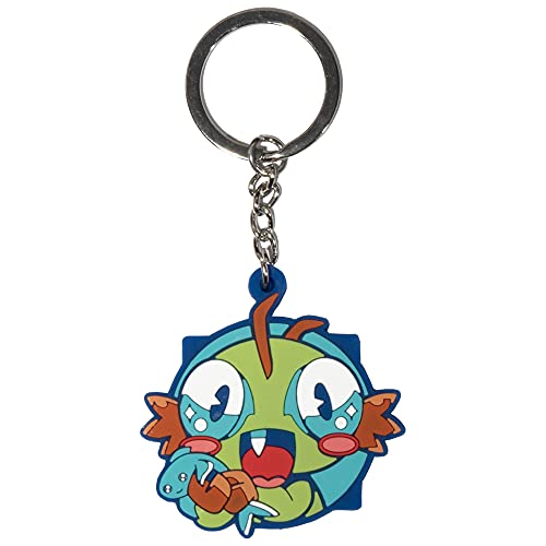 JINX World of Warcraft Too Cute Murloc-Schlüsselanhänger aus Gummi, mehrfarbig, 5,7 cm, Einheitsgröße von JINX