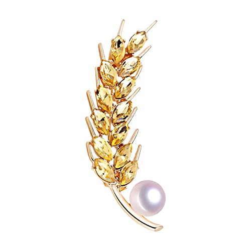 Brosche Pin Für Frauen Goldene Weizenohr Brosche Für Herren Anzug Business Lässig Kristallperlen Brosche Für Damen Brosche Pin Für Frauen Goldene Weizenohr Brosche Für Herren Anzug Business Lässig Kristallperlen Brosche Für Damen von JINZIJINYU