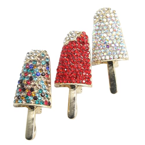 JINZIJINYU Kristall Strass Brosche Pin Diamant Eis Am Stiel Eis Brosche Eis Anstecknadel Hut Accessoire Eis Am Stiel Anstecknadel Anzug Anstecknadel Set 3 Stück JINZIJINYU Kristall Strass Brosche Pin Diamant Eis Am Stiel Eis Brosche Eis Anstecknadel Hut Accessoire Eis Am Stiel Anstecknadel Anzug Anstecknadel Set 3 Stück von JINZIJINYU