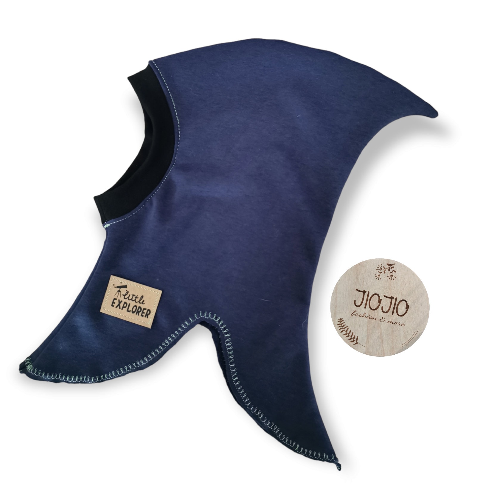 Thermo Schlupfmütze Gefüttert Dunkelblau Unisex Ku 44-48cm Thermo Schlupfmütze Gefüttert Dunkelblau Unisex Ku 44-48cm von JIOJIOhandmade