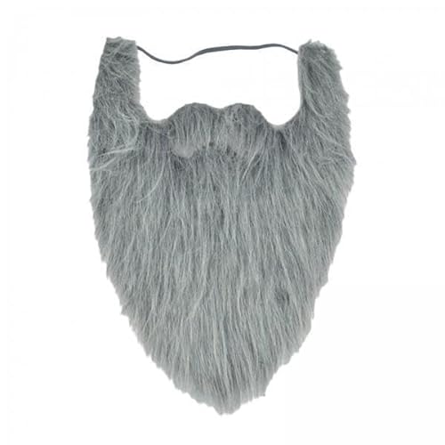 JISADER 3x Künstlicher Bart, Requisiten mit Elastischem Seil für Männer, Kostüm, Verkleidung für Bühnenauftritt, Maskerade, Partygeschenke von JISADER