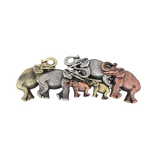 JISADER Haarspange, Haarspangen, französisches Design, Kopfbedeckung, Haarschmuck, Haarnadel, Federklammer für Frauen, Haarstyling, kurzes Haar, weiblich, Elefant 8,9x4cm von JISADER