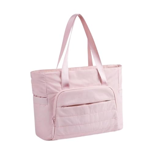 JISADER Handtasche Handtasche Tte für Laptop mit Leicht Elegantem Teppichgurt mit Großer Kapazitätsdatierung, Rosa von JISADER